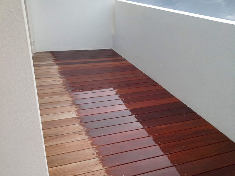 MP menuiserie terrasse en bois exotique