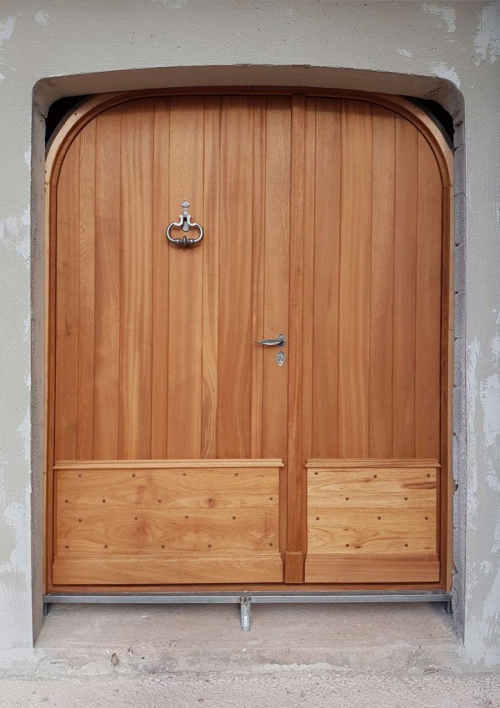 MP Menuiserie porte double côté extérieur
